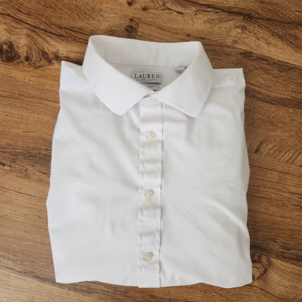 LAUREN Ralph Lauren White Dress Shirt XL